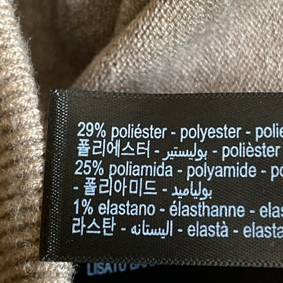 NWT. Massimo Dutti Beige/Grey Viscose Blend Knit Midi Skirt. Size S. - Picture 10 of 13